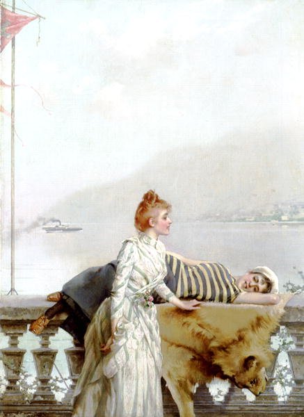 Daydreamers (en i ett par) av Vittorio Matteo Corcos