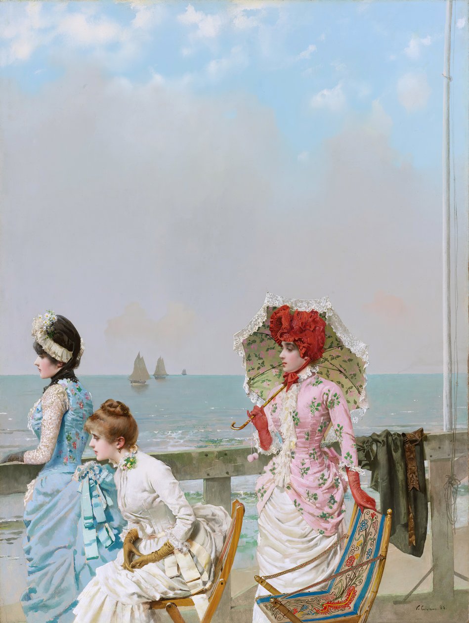 Middag vid havet av Vittorio Matteo Corcos