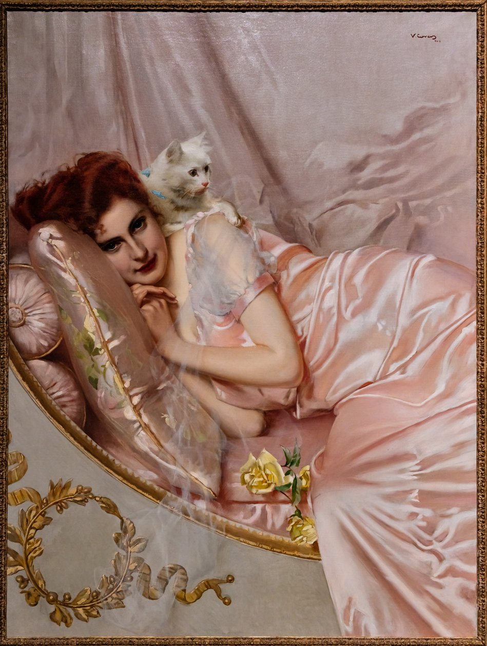 På soffan av Vittorio Matteo Corcos
