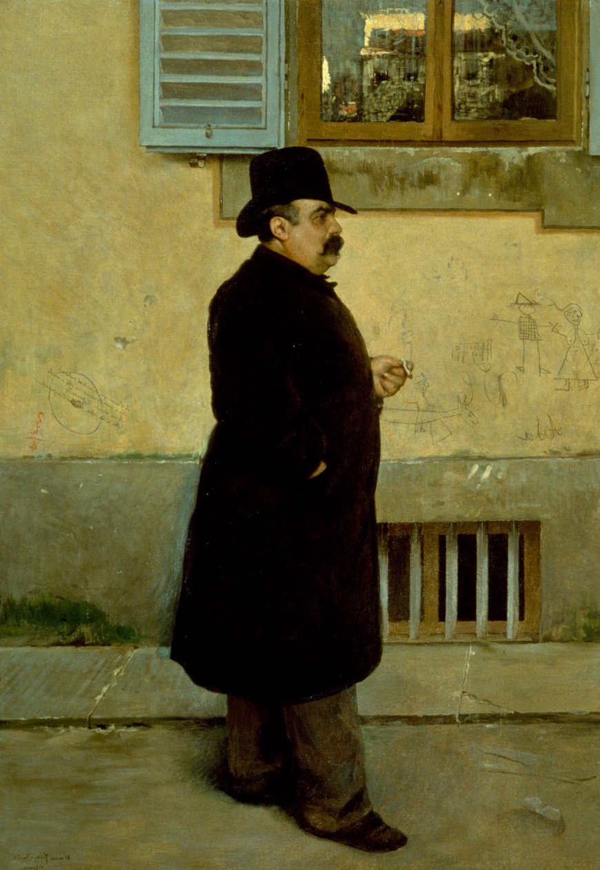 Porträtt av Yorick av Vittorio Matteo Corcos (1859-1933), olja på duk, 200x140 cm av Vittorio Matteo Corcos