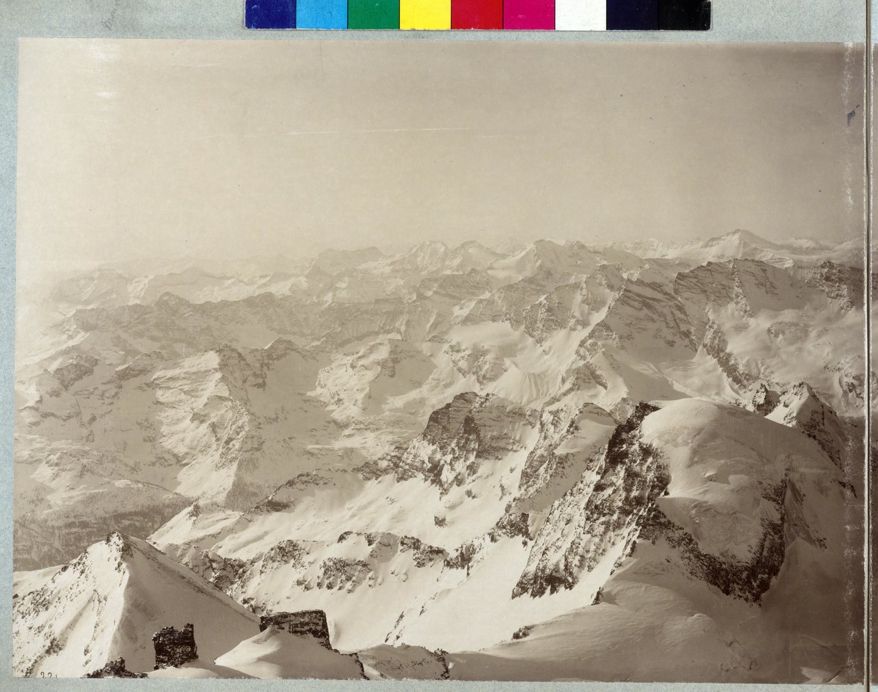 Panorama över Alperna av Vittorio Sella
