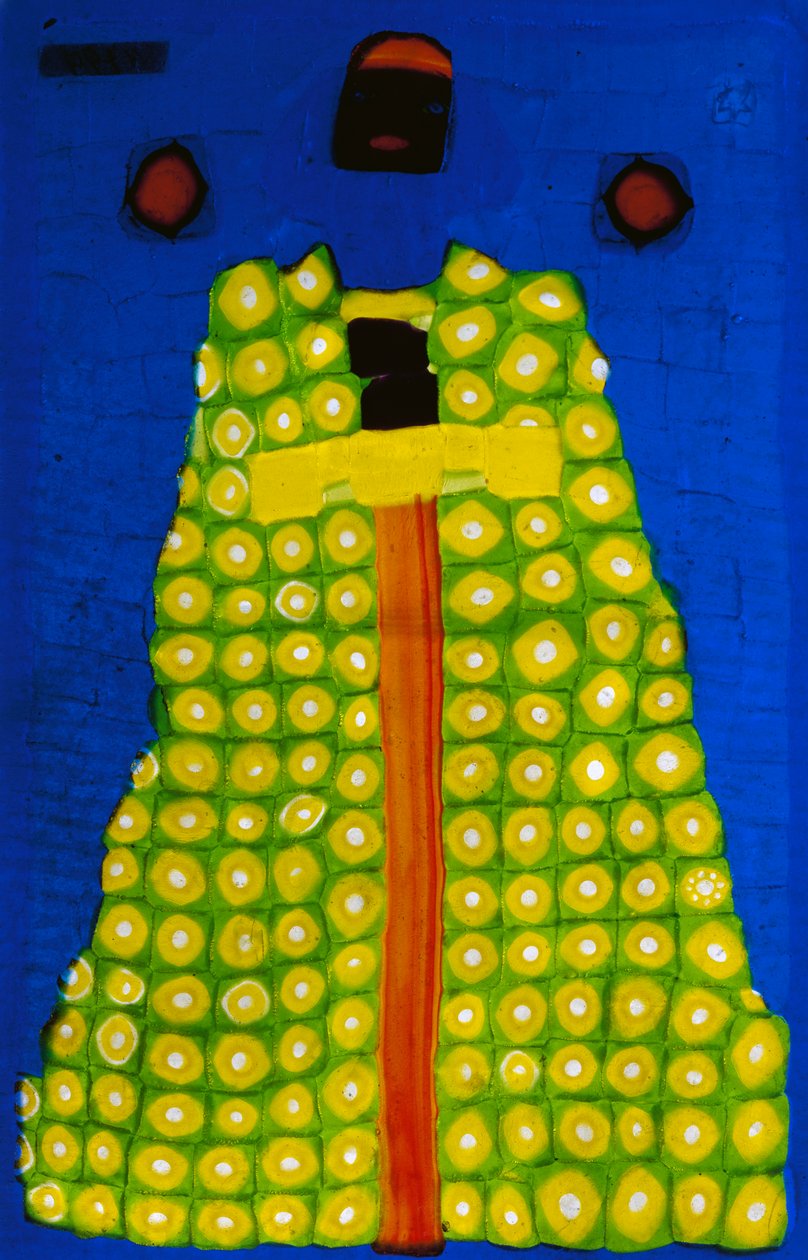 Barbaro, av Vittorio Zecchin (1878-1947), mosaikglasplatta skapad av Artisti Barovier för Venedigbiennalen 1914. Italien, 1900-talet. av Vittorio Zecchin