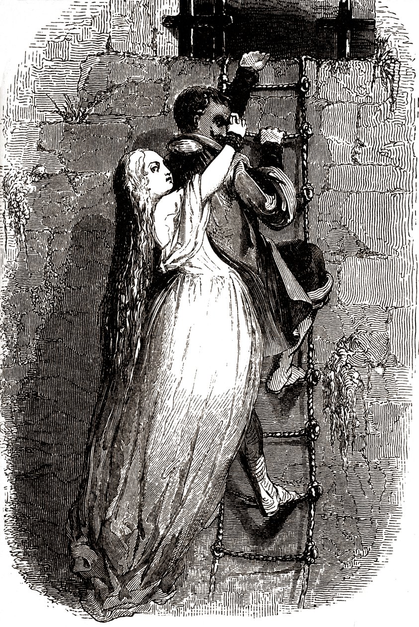 Milady de Winters flykt av Vivant (after) Beauce
