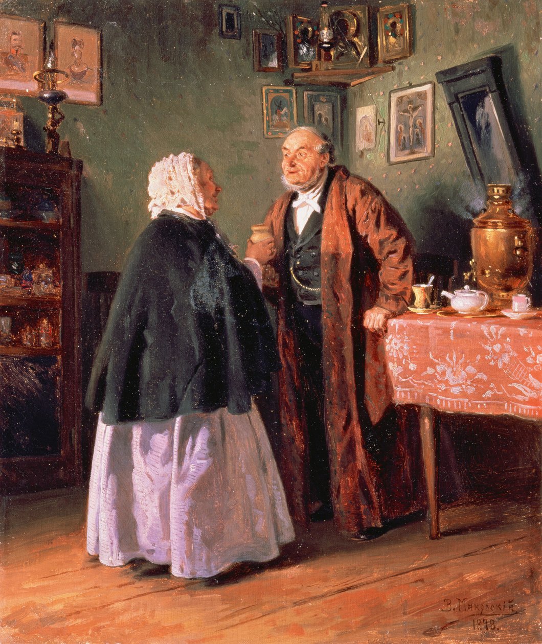 Grattis, 1878 av Vladimir Egorovic Makovsky