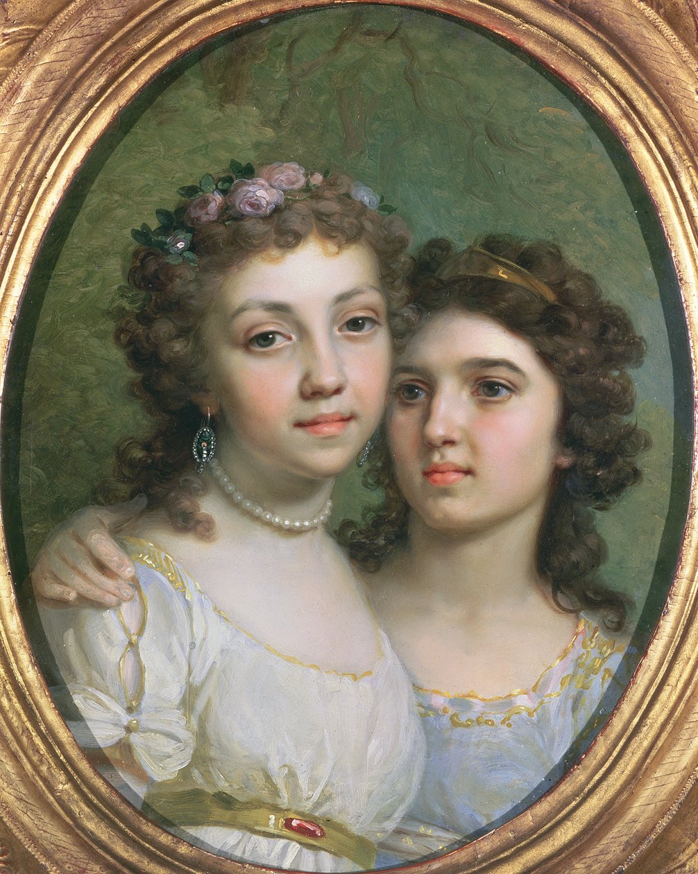 Lizanka och Dashenka, 1784 av Vladimir Lukich Borovikovsky