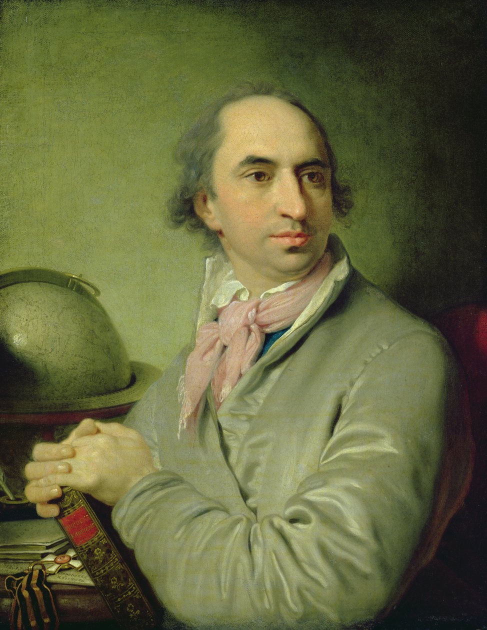 Porträtt av Alexander Semenovitsch Chvostov (1753-1820), 1801 av Vladimir Lukich Borovikovsky