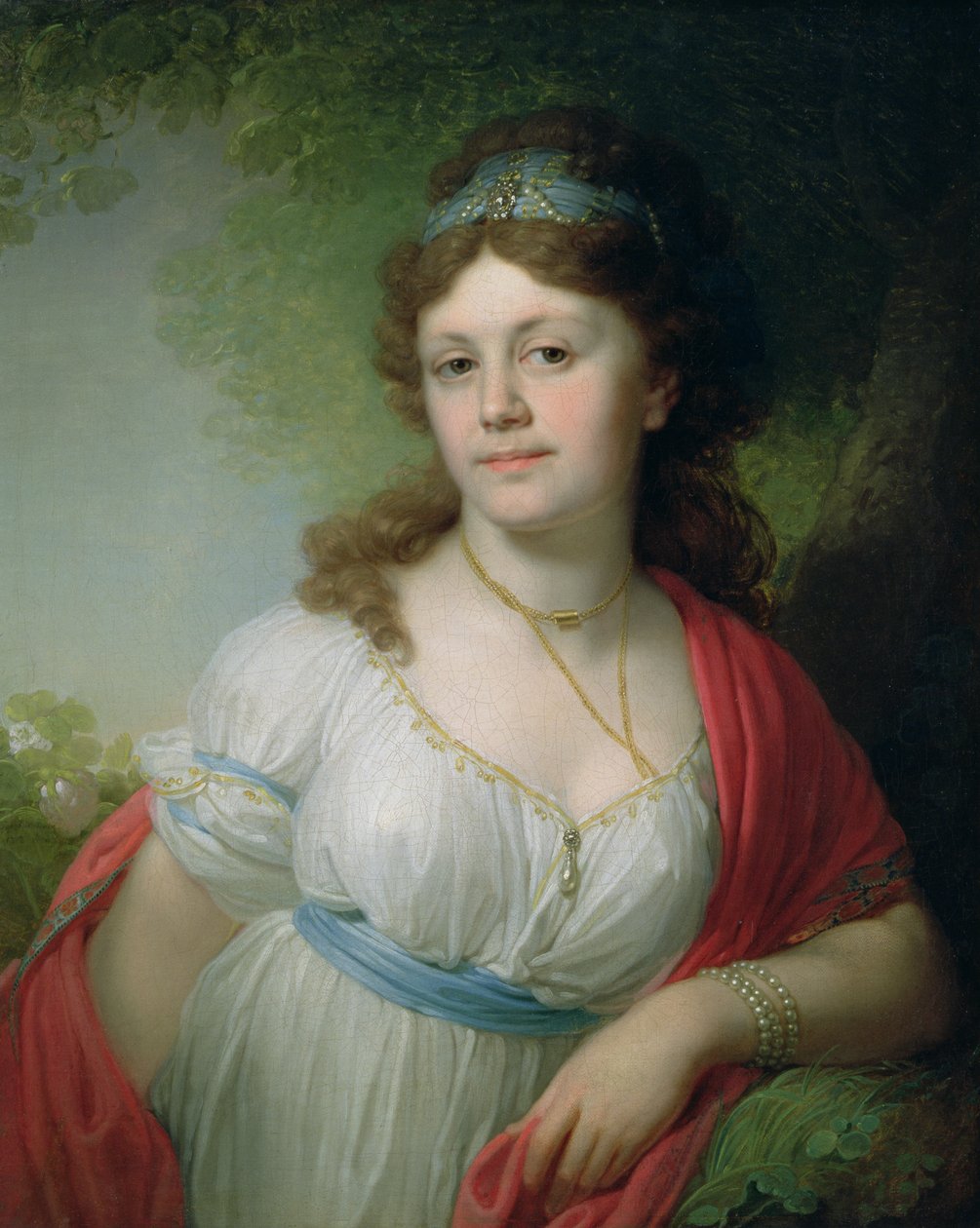 Porträtt av E. Temkina, 1798 av Vladimir Lukich Borovikovsky