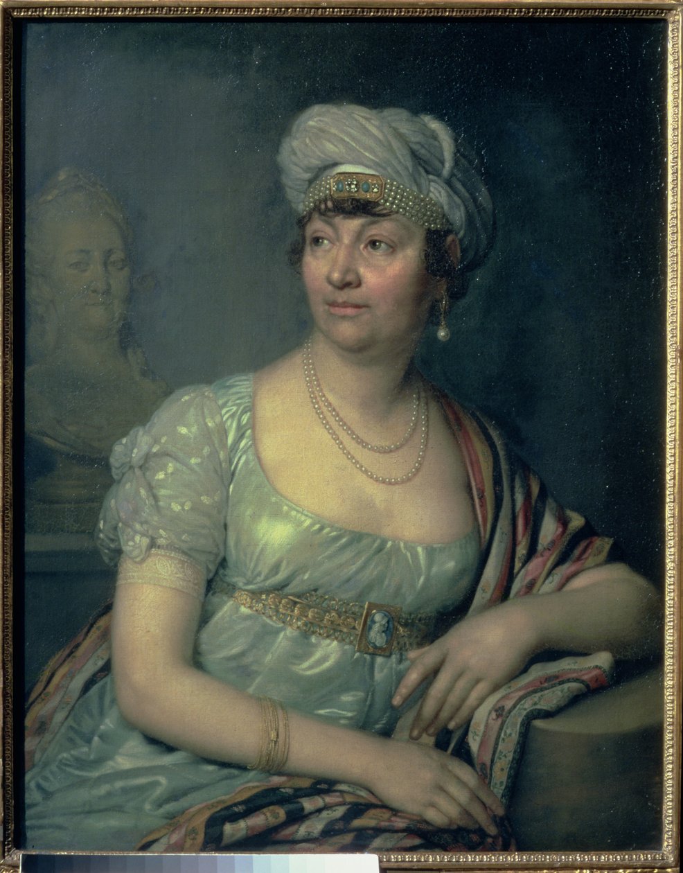Ata o Germaine de Stael (1766-1817), 1812 swed av Vladimir Lukich Borovikovsky