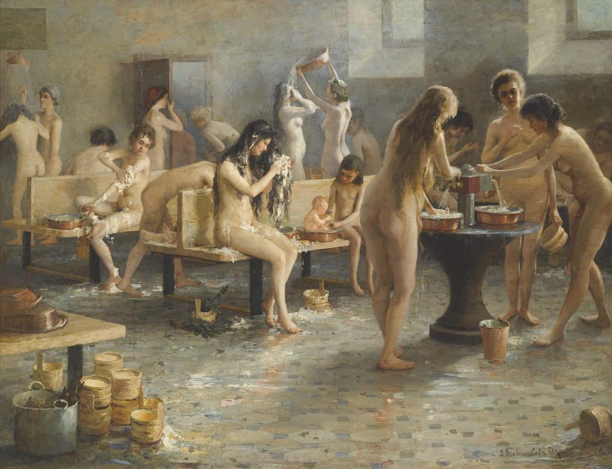 Badhuset av Vladimir Alexandrovich Plotnikov