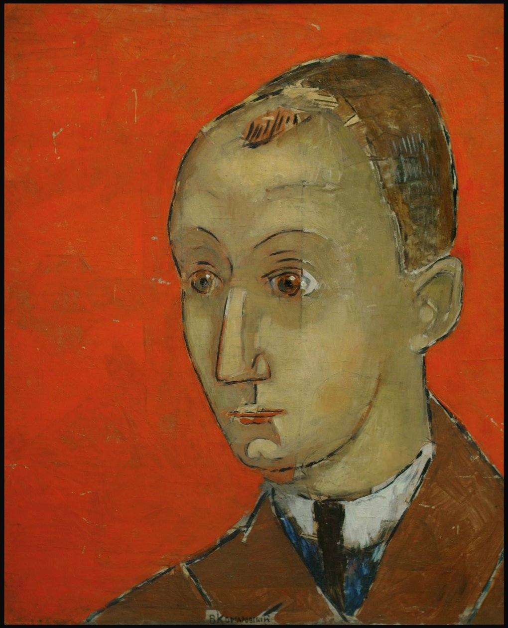 Självporträtt, 1920-talet. av Vladimir Alexeevich Komarovsky