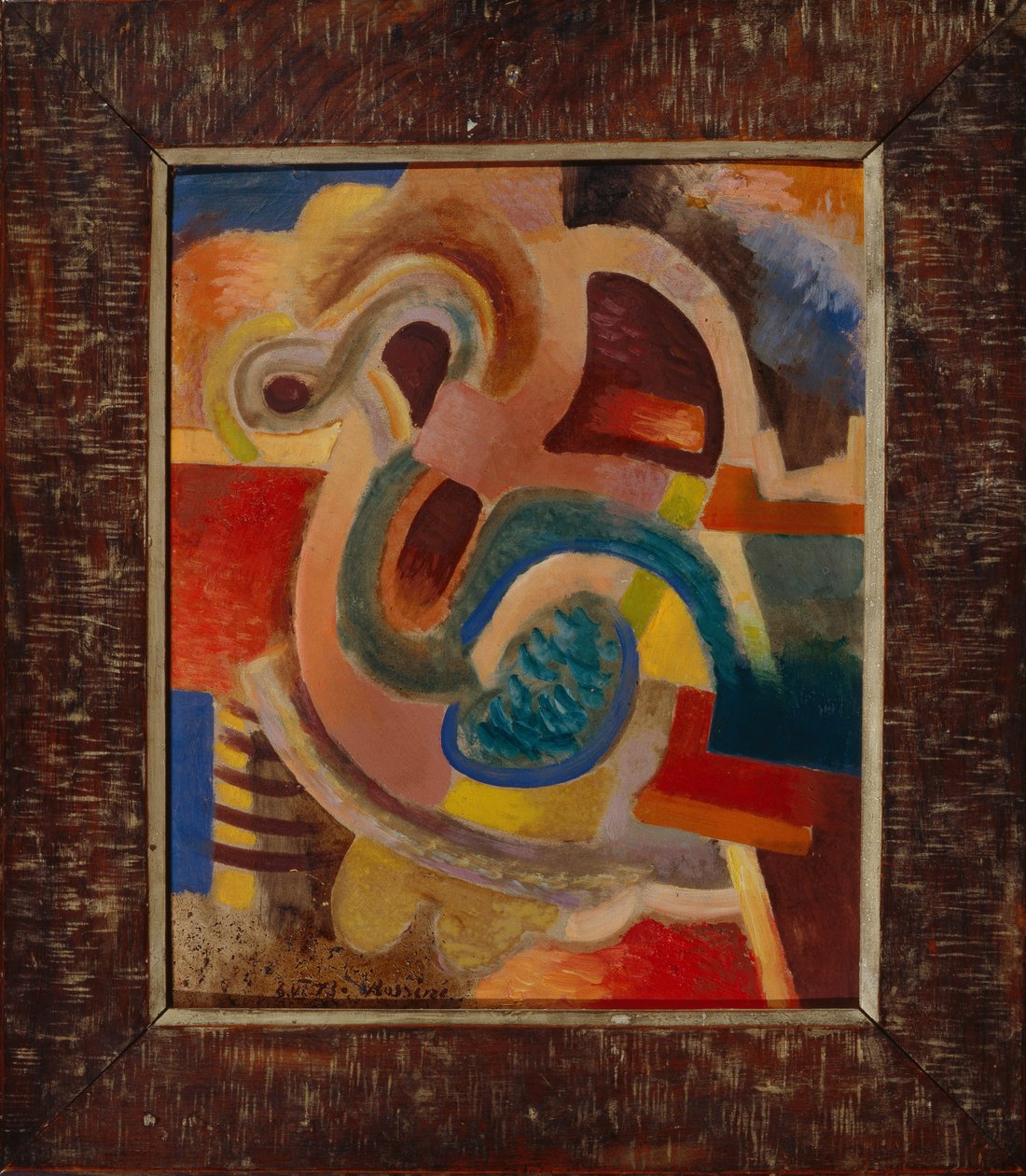 Abstrakt komposition nr 8, 1913 av Daniel Vladimir Baranoff Rossine