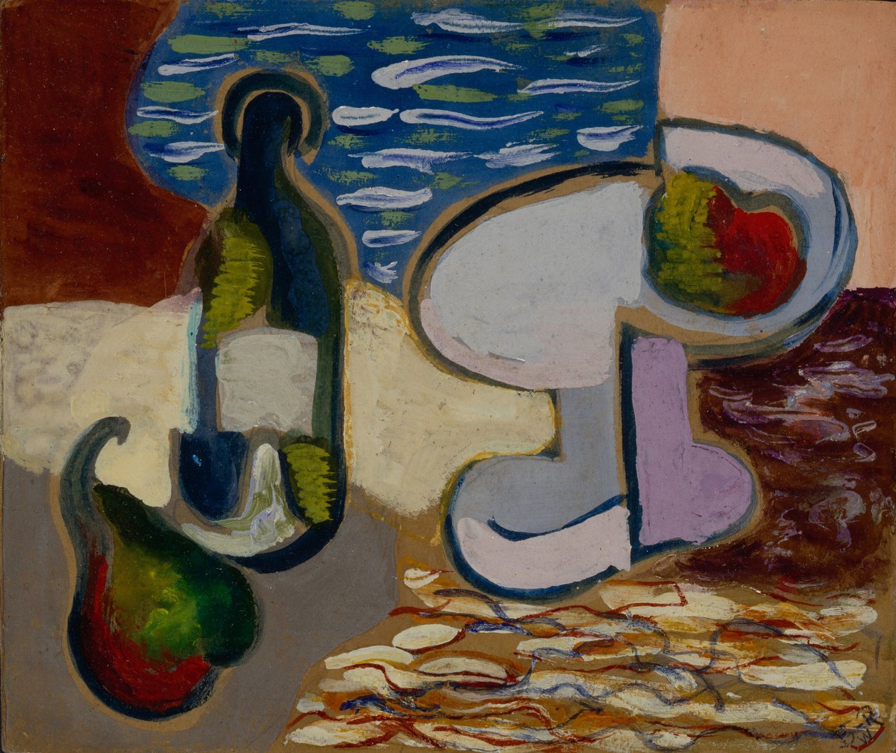 Stilleben med ett päron, 1927 av Daniel Vladimir Baranoff Rossine