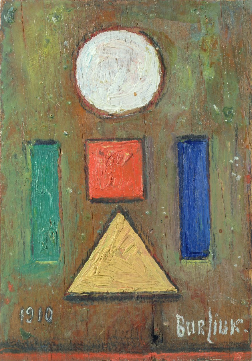 Hyllning till Cezanne av Vladimir Davidovich Burliuk