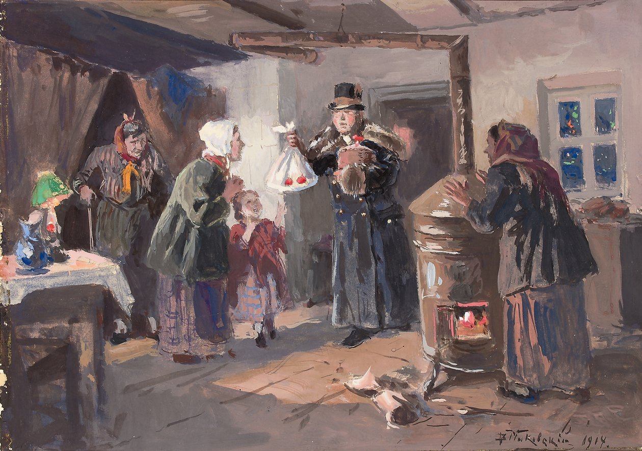 Välgöraren, 1914 av Vladimir Egorovic Makovsky