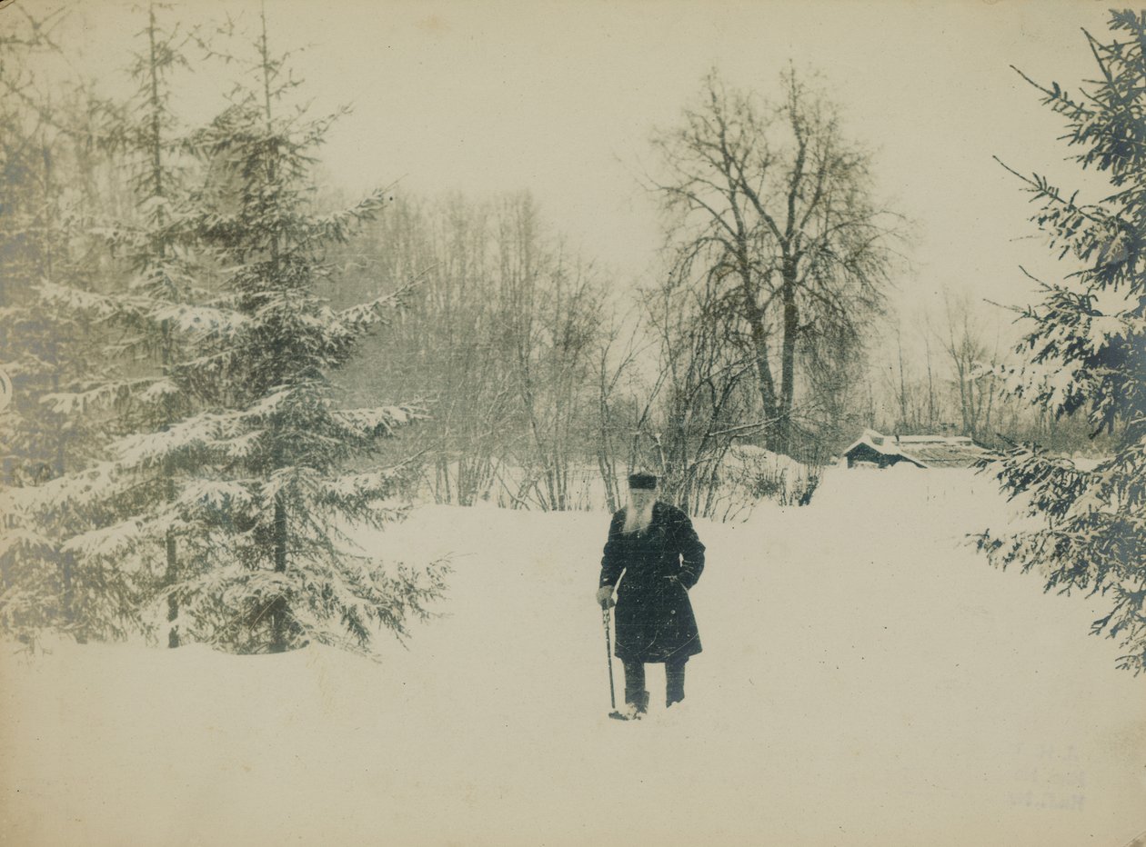 Greve Lev Nikolaevich Tolstoj går. av Vladimir Grigorievich Chertkov
