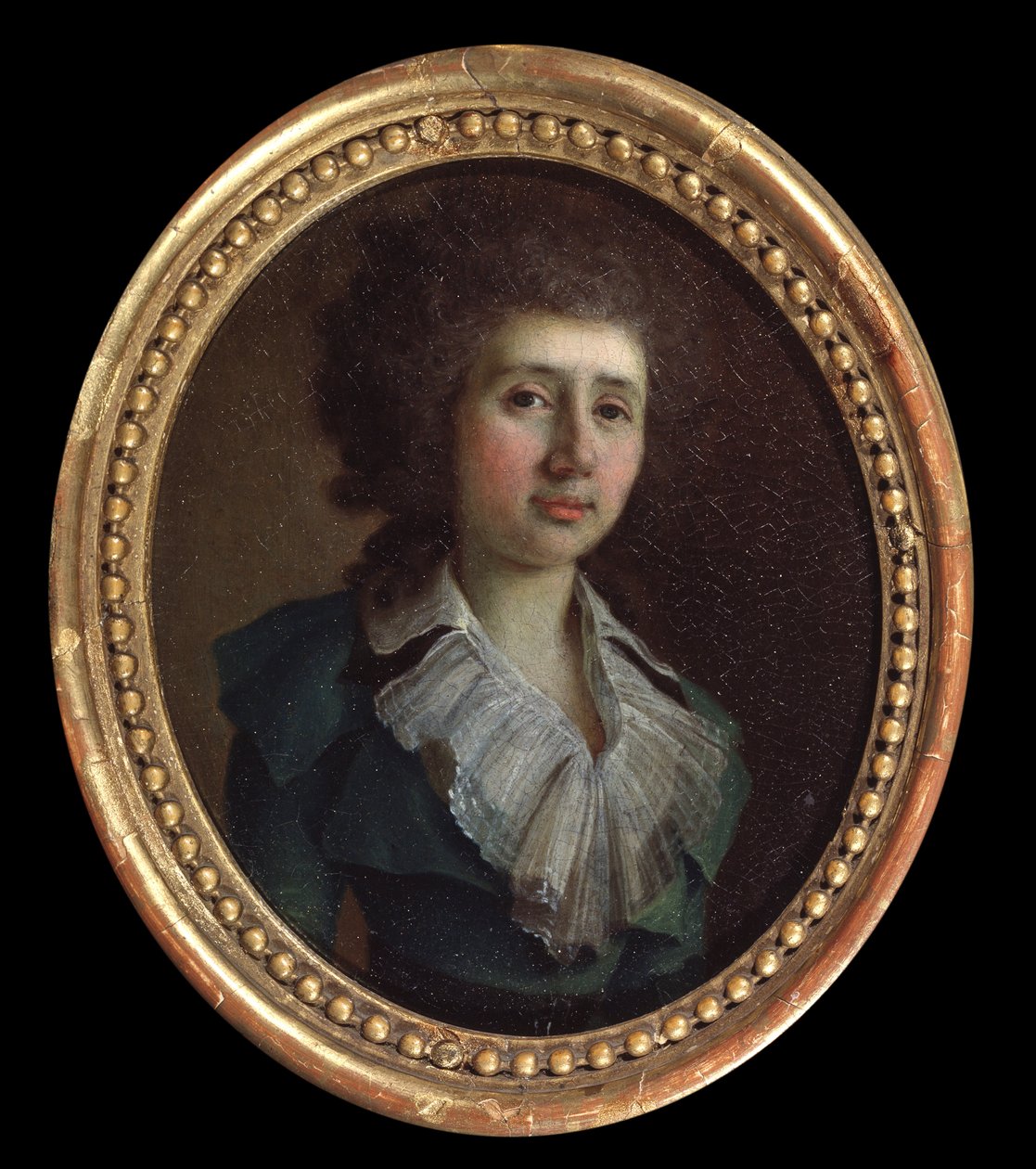 Porträtt av författaren Vassily V. Kapnist (1757 eller 1758-1823). (Porträtt av författaren Vasily V. Kapnist). Målning av Vladimir Lukich Borovikovsky (ou Borovikovski) (1757-1825). Huile sur toile av Vladimir Lukich Borovikovsky