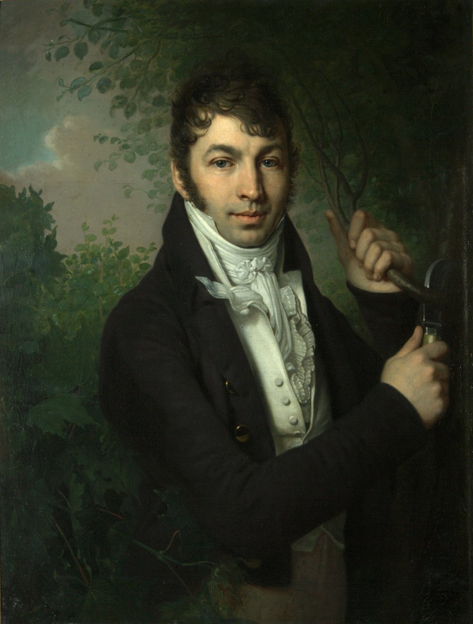 Porträtt av Alexander Petrovich Dubovitsky, mellan 1816 och 1820 av Vladimir Lukich Borovikovsky