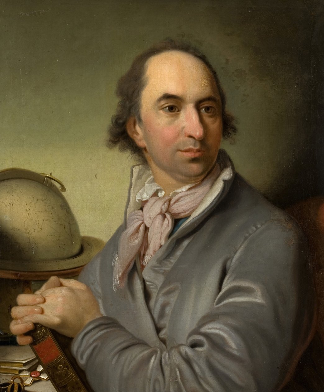 Porträtt av greve Alexander Semyonovich Khvostov 1753-1820, 1801 av Vladimir Lukich Borovikovsky