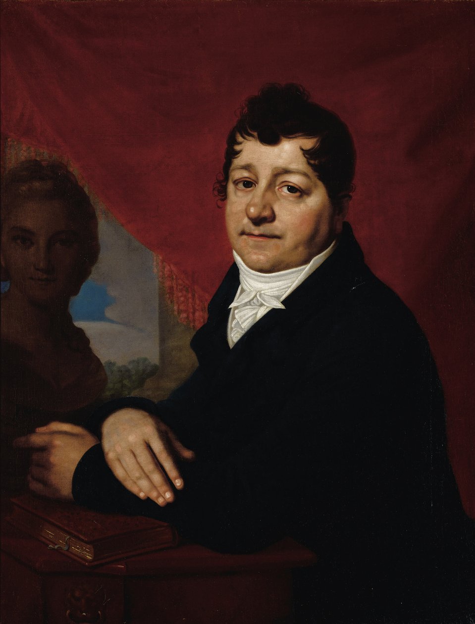 Porträtt av Sergei Savvich Yakovlev 1763-1818, ca. 1810 av Vladimir Lukich Borovikovsky