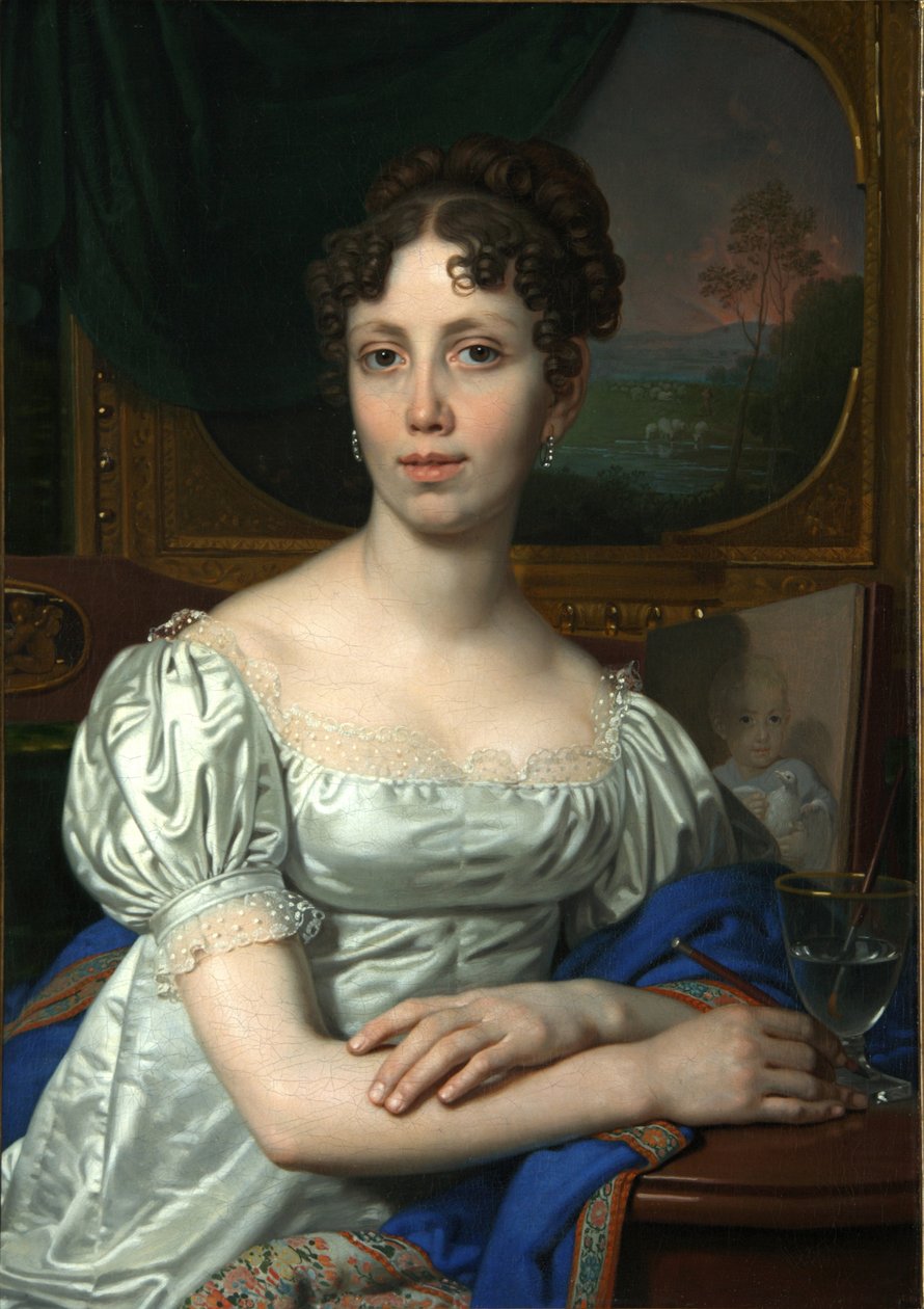 Porträtt av Ekaterina Vladimirovna Rodzianko, 1821 av Vladimir Lukich Borovikovsky