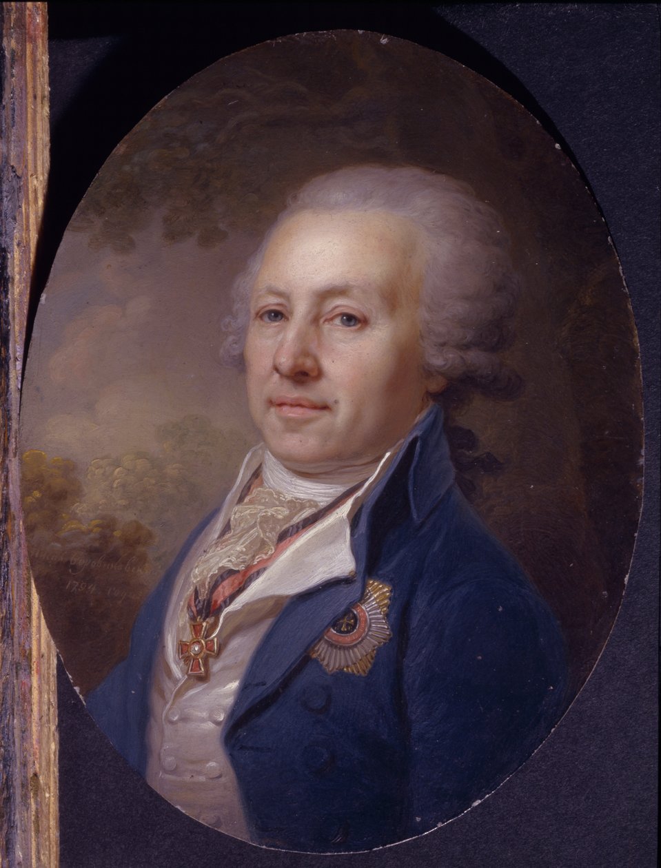 Porträtt av baron Alexei Ivanovich Vasilyev 1742-1807, 1794 av Vladimir Lukich Borovikovsky