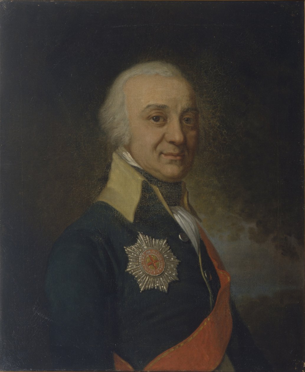 Porträtt av Pavel Stepanovich Runich 1747-1825, ca. 1800 av Vladimir Lukich Borovikovsky