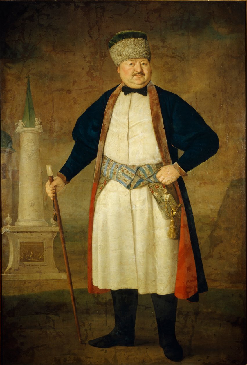 Porträtt av Pavel Yakovlevich Rudenko, 1778 av Vladimir Lukich Borovikovsky