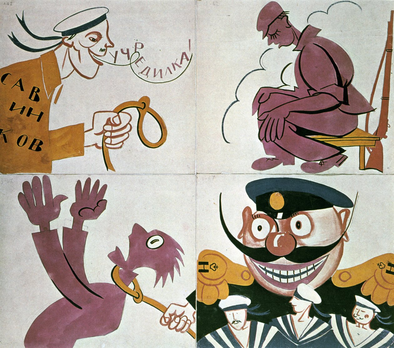 Karikatyr mot den konstituerande församlingen av Vladimir Mayakovsky