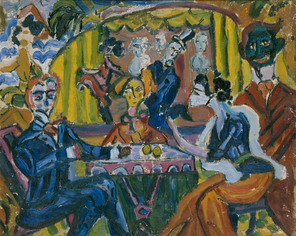 The Stray Dog Cabaret i Sankt Petersburg, 1910-talet av Vladimir Vladimirovich Dmitriyev