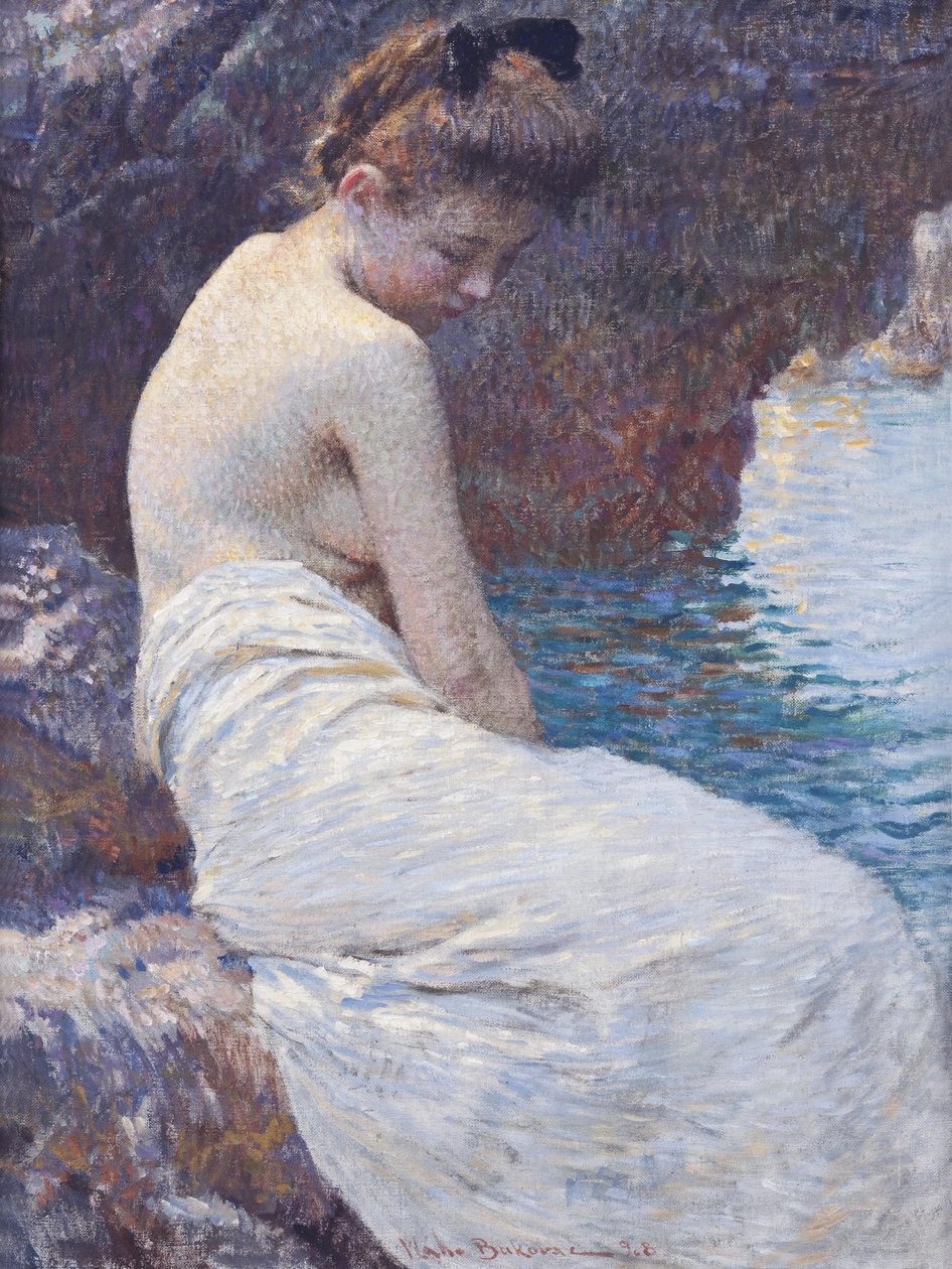 By the sea av Vlaho Bukovac
