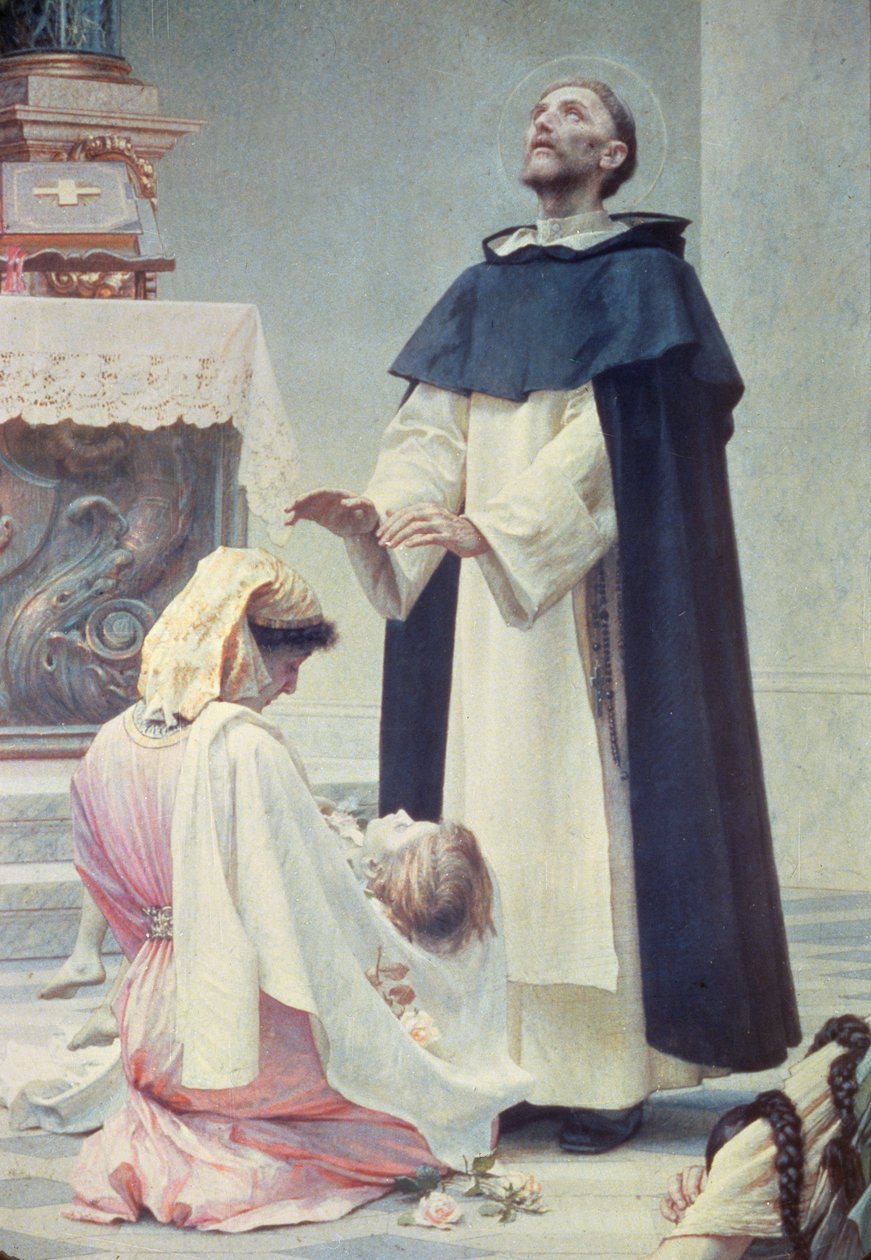 St Dominic av Vlaho Bukovac