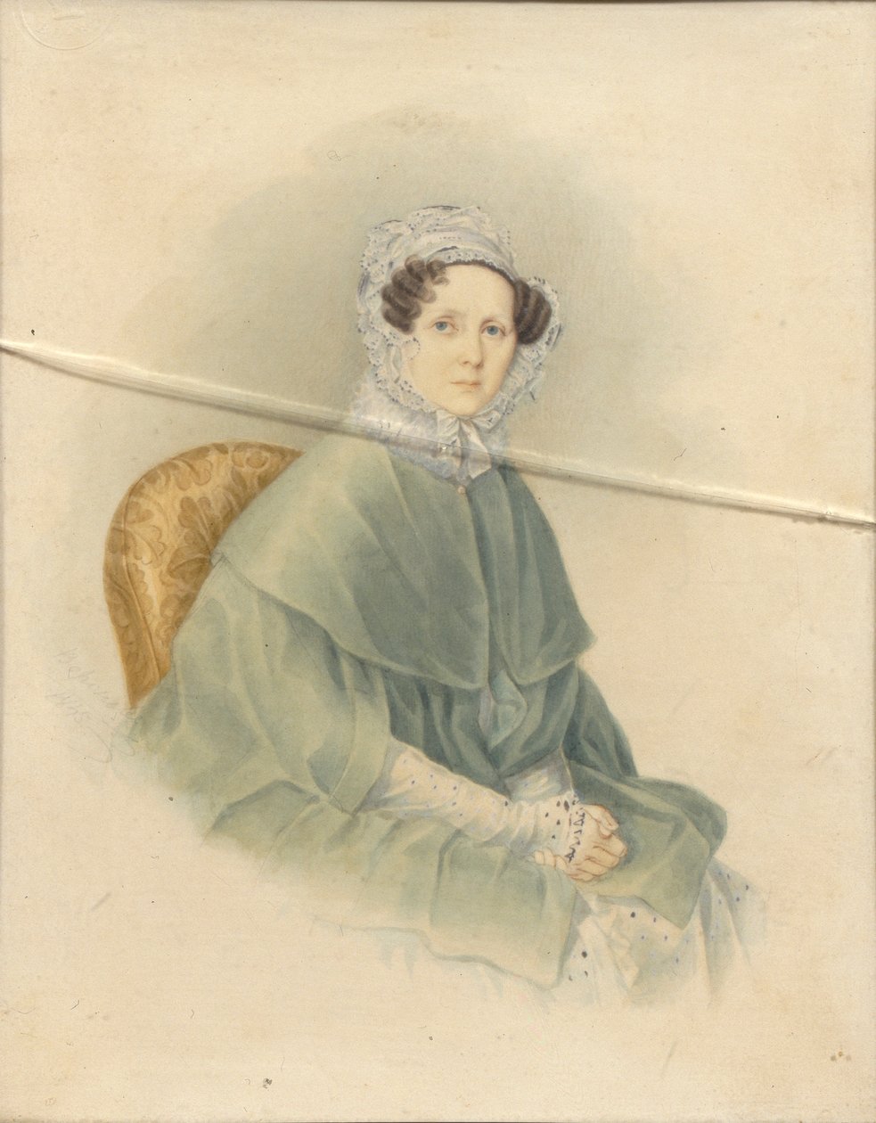 Porträtt av grevinnan Natalia Pavlovna Stroganova, 1845 av Voronov