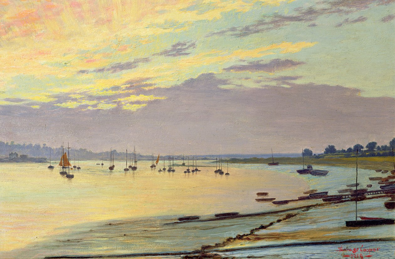 Lågvatten, 1919 av W. Savage Cooper