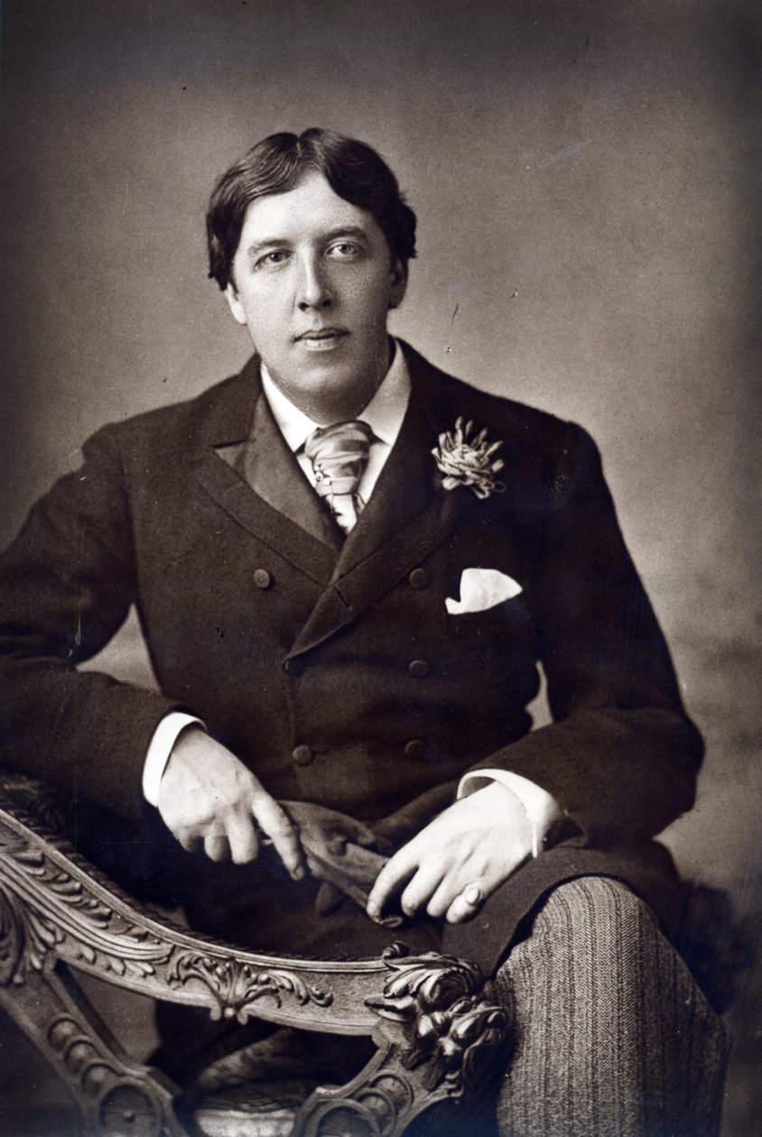 Oscar Wilde, 1889 (koltrycksfoto) av William and Daniel Downey