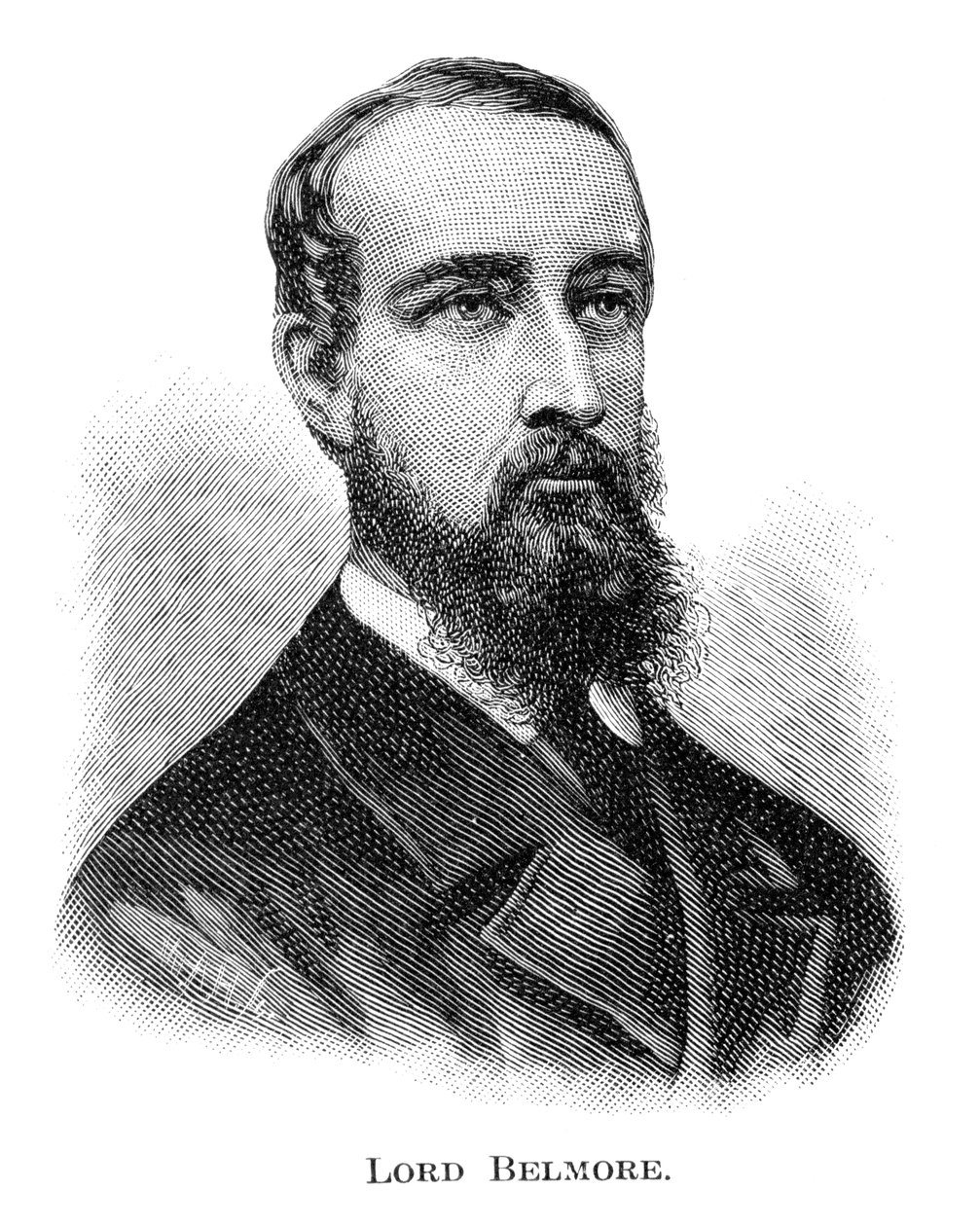 Lord Belmore, guvernör i New South Wales, 1886. av WA Hirschmann