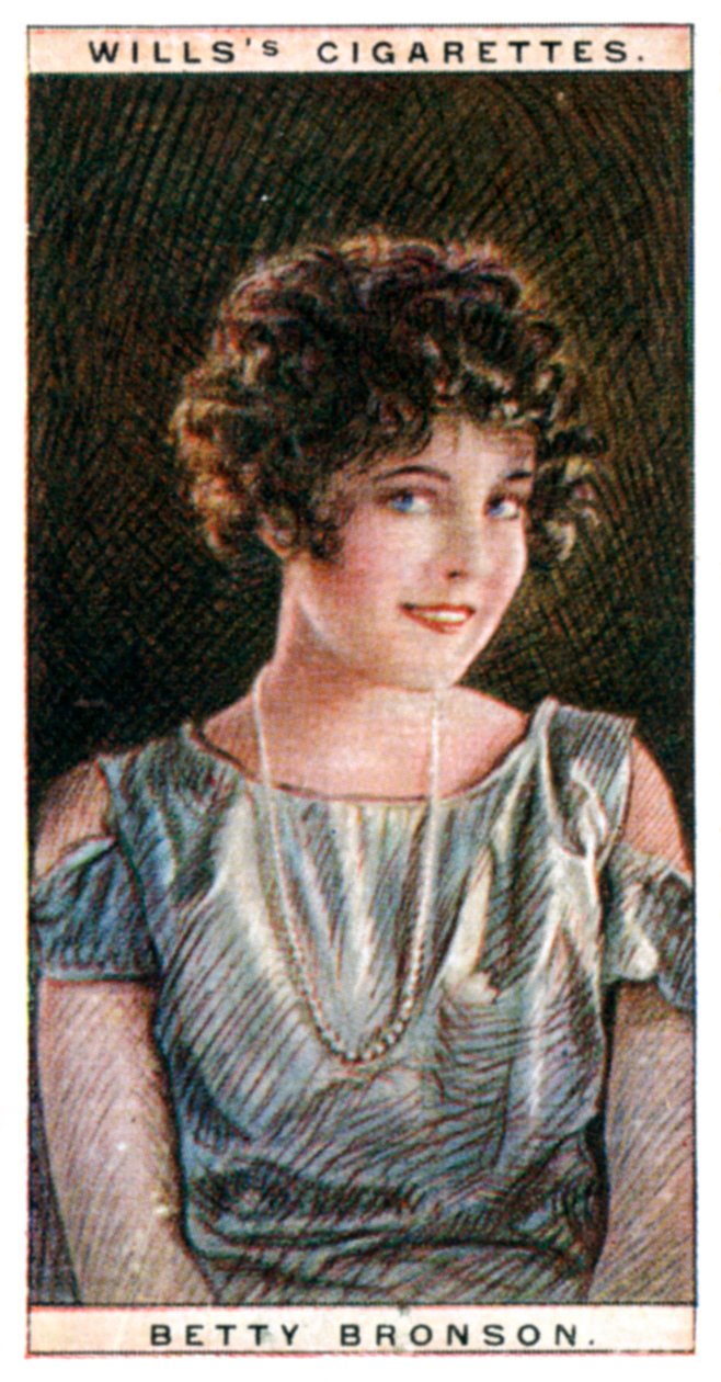 Betty Bronson 1906-1971, amerikansk filmstjärna, 1928. av WD and HO Wills