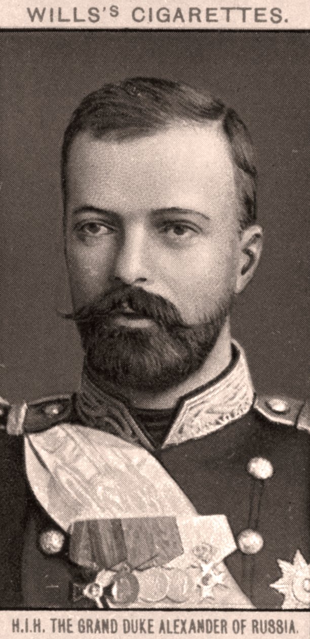 H.I.H Storhertig Alexander av Ryssland, 1908. av WD and HO Wills