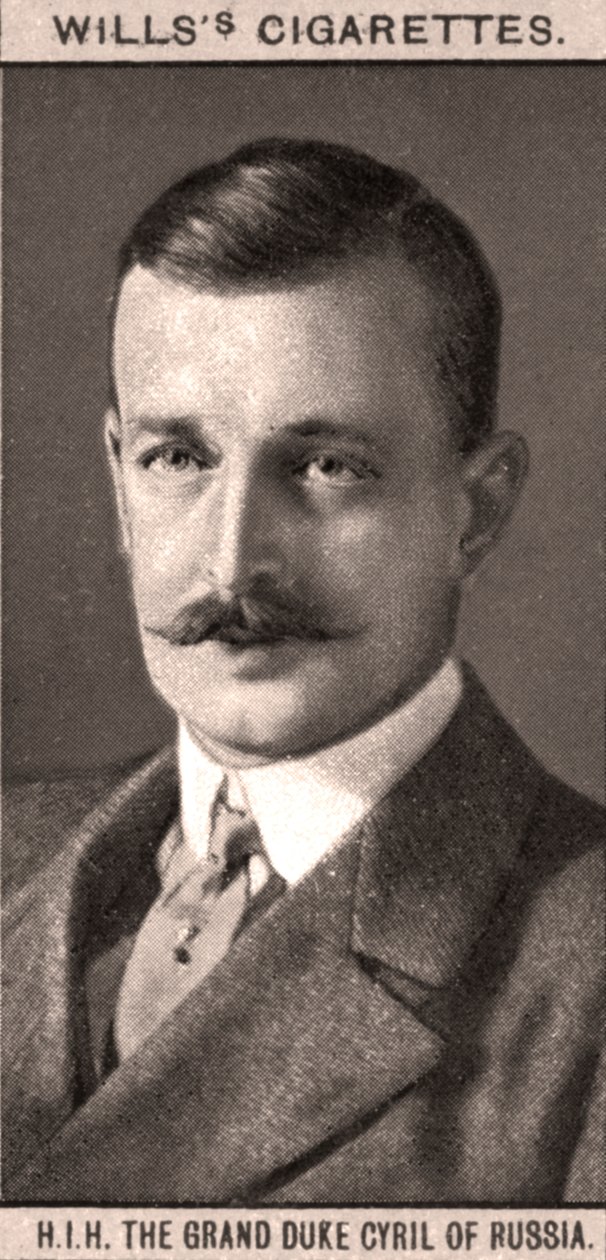 H.I.H Storhertig Cyril av Ryssland, 1908. av WD and HO Wills