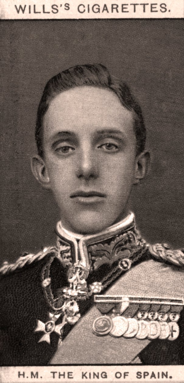 H.M. kungen av Spanien, 1908. av WD and HO Wills