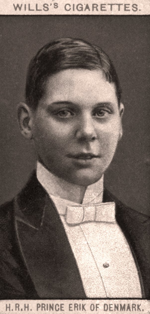 H.R.H Prins Erik av Danmark, 1908. av WD and HO Wills