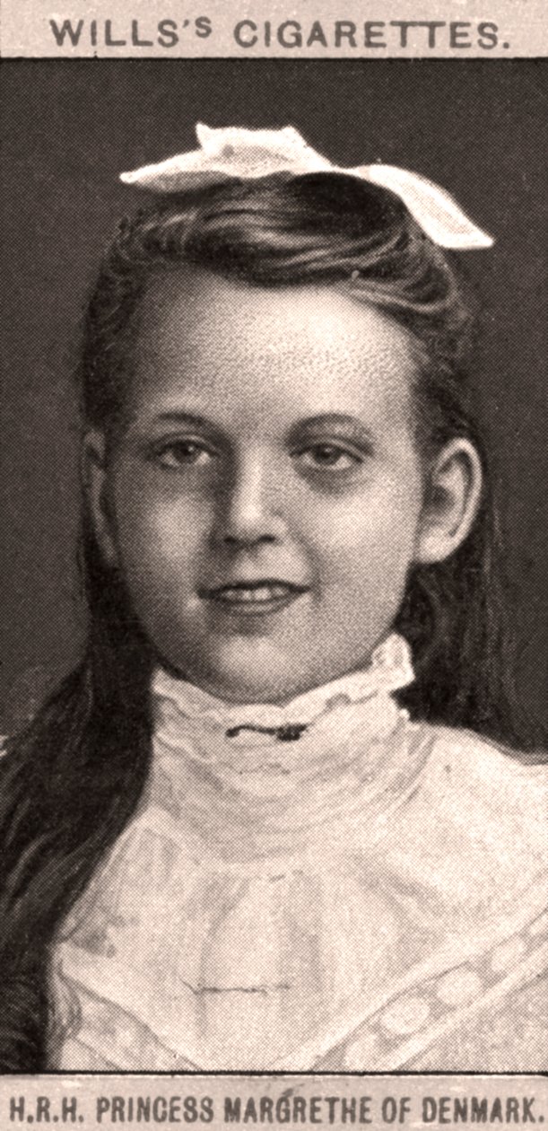 H.R.H Prinsessan Margrethe av Danmark, 1908. av WD and HO Wills
