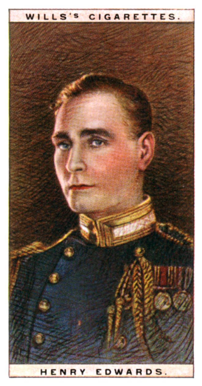Henry Edwards 1882-1952, engelsk skådespelare, 1928. av WD and HO Wills