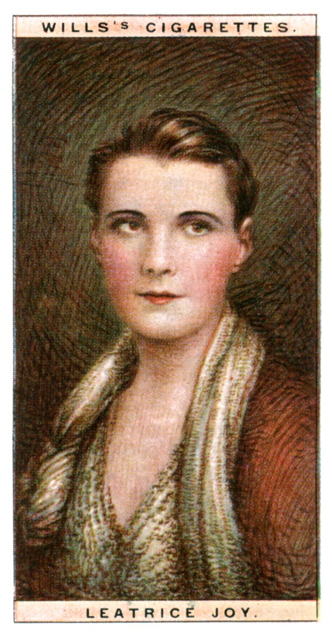 Leatrice Joy 1893-1985, amerikansk skådespelerska, 1928. av WD and HO Wills