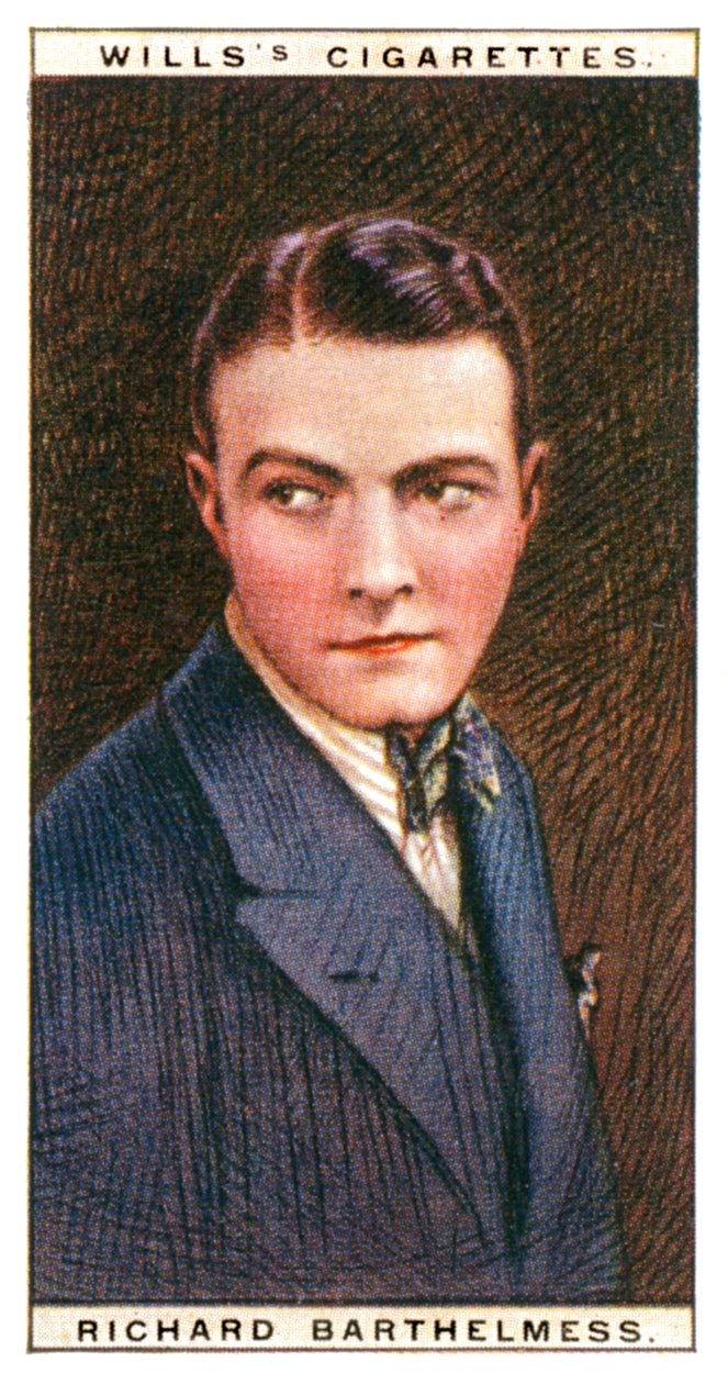 Richard Barthelmess 1895-1963, amerikansk filmstjärna, 1928. av WD and HO Wills