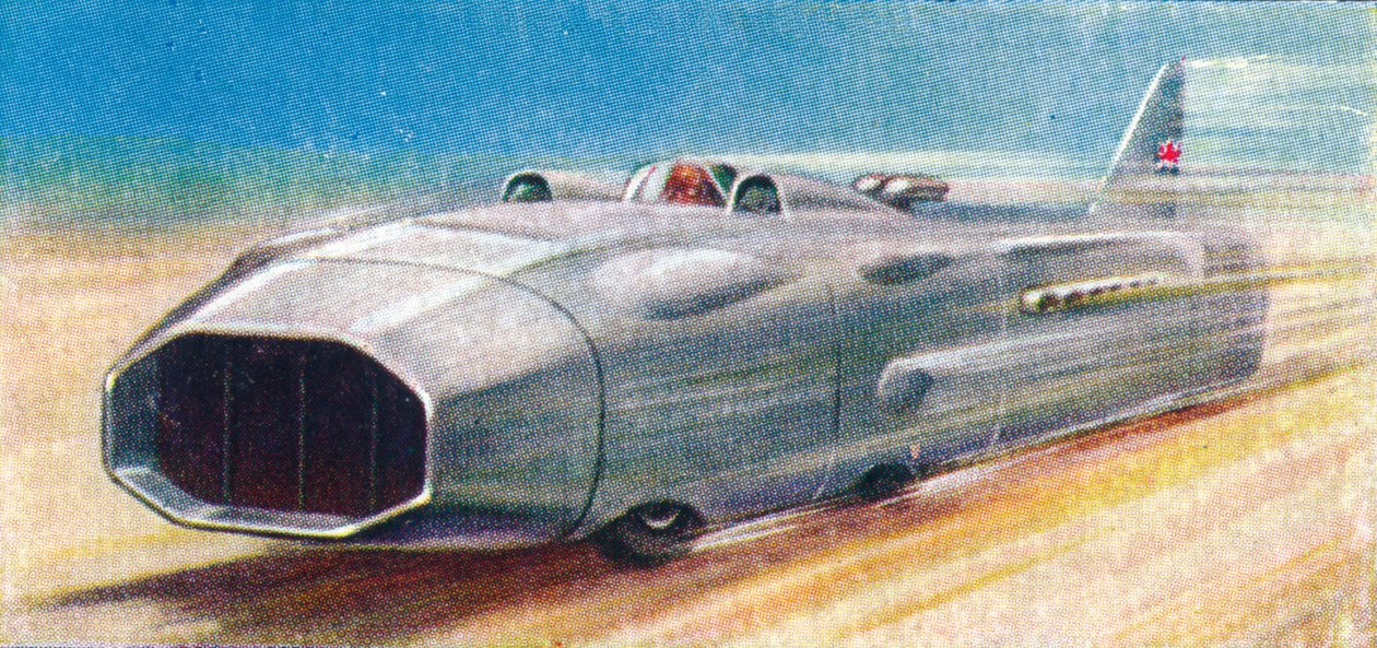 Thunderbolt Captain G. E. T. Eyston, 1938. Artister: Okänd, WD & HO Wills. av WD and HO Wills