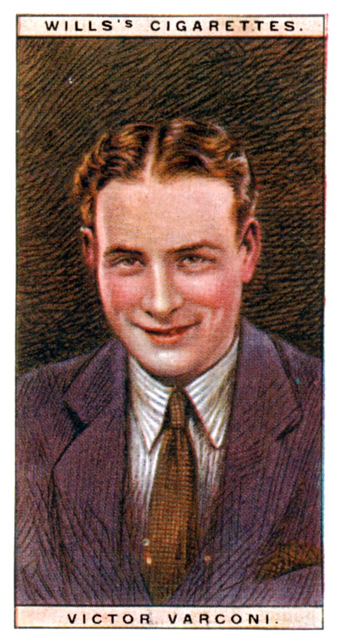 Victor Varconi 1891-1976, ungersk skådespelare, 1928. av WD and HO Wills
