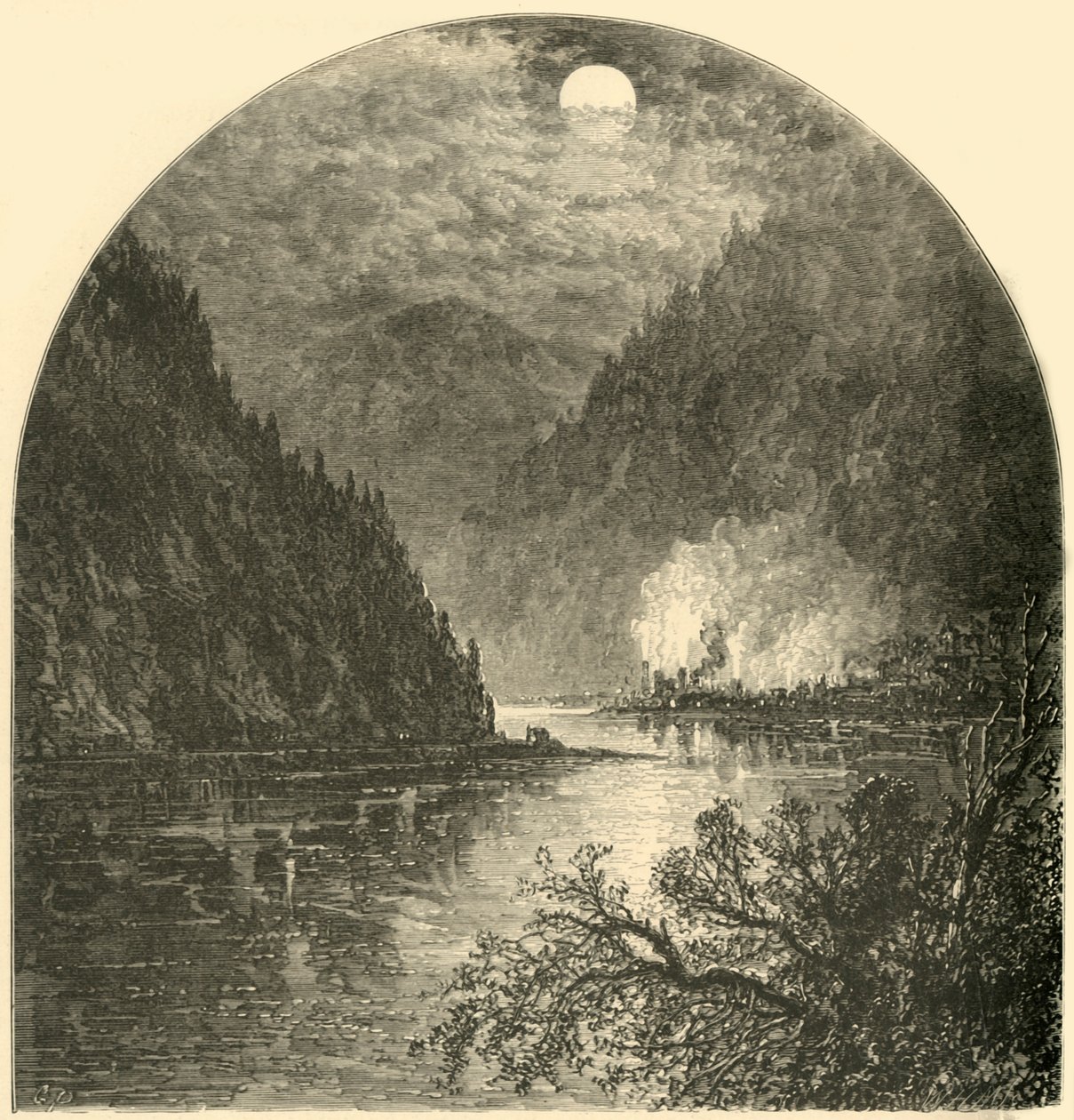 "Duncannon, Juniatas mun", 1874. av W.H. Morse
