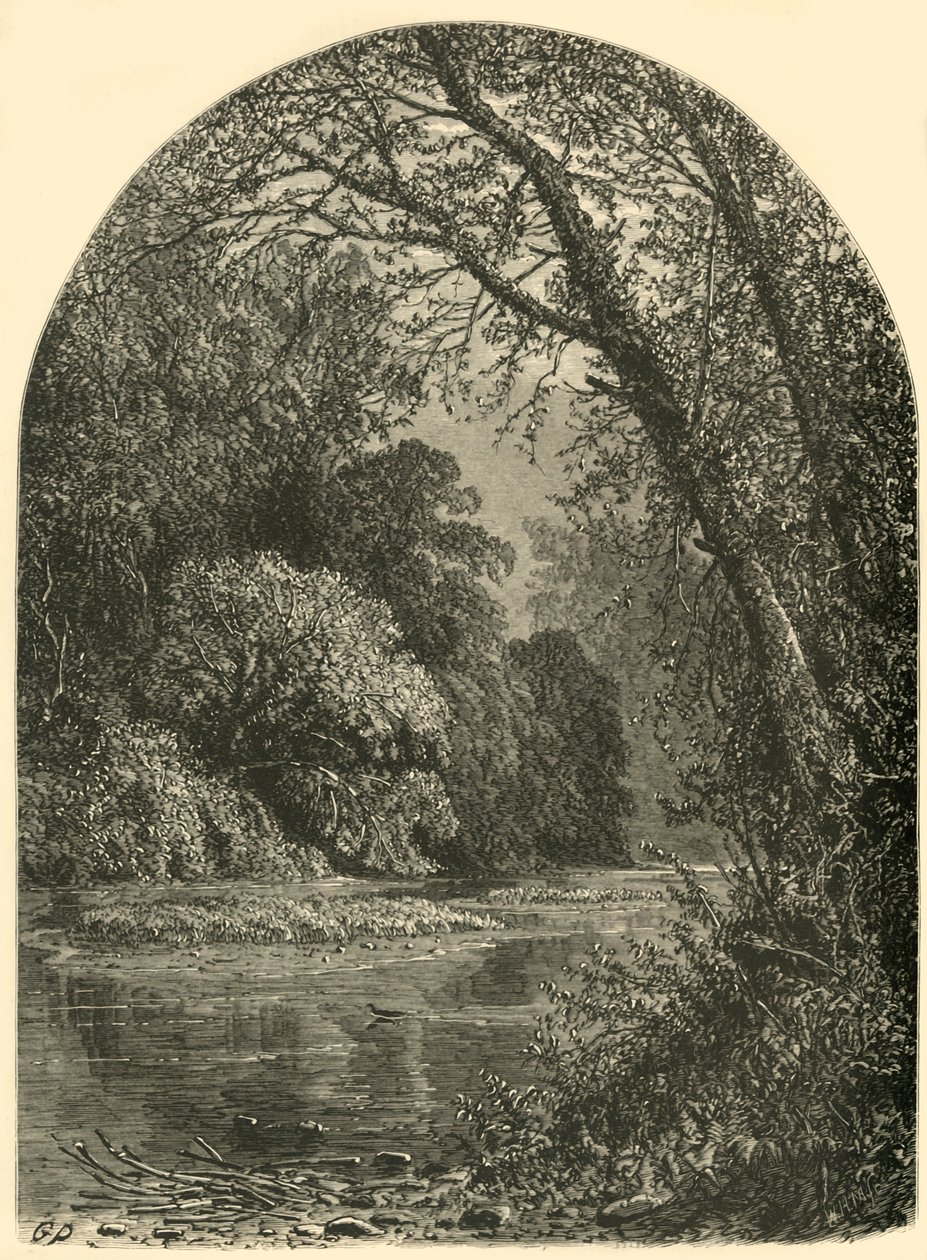 "Moss Islands, in the Juniata", 1874. av W.H. Morse