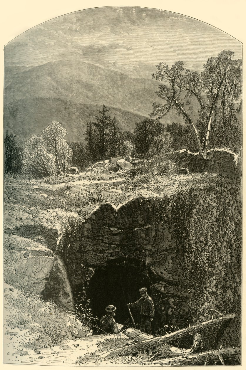 "Natural Bridge, North Adams", 1874. av W.H. Morse