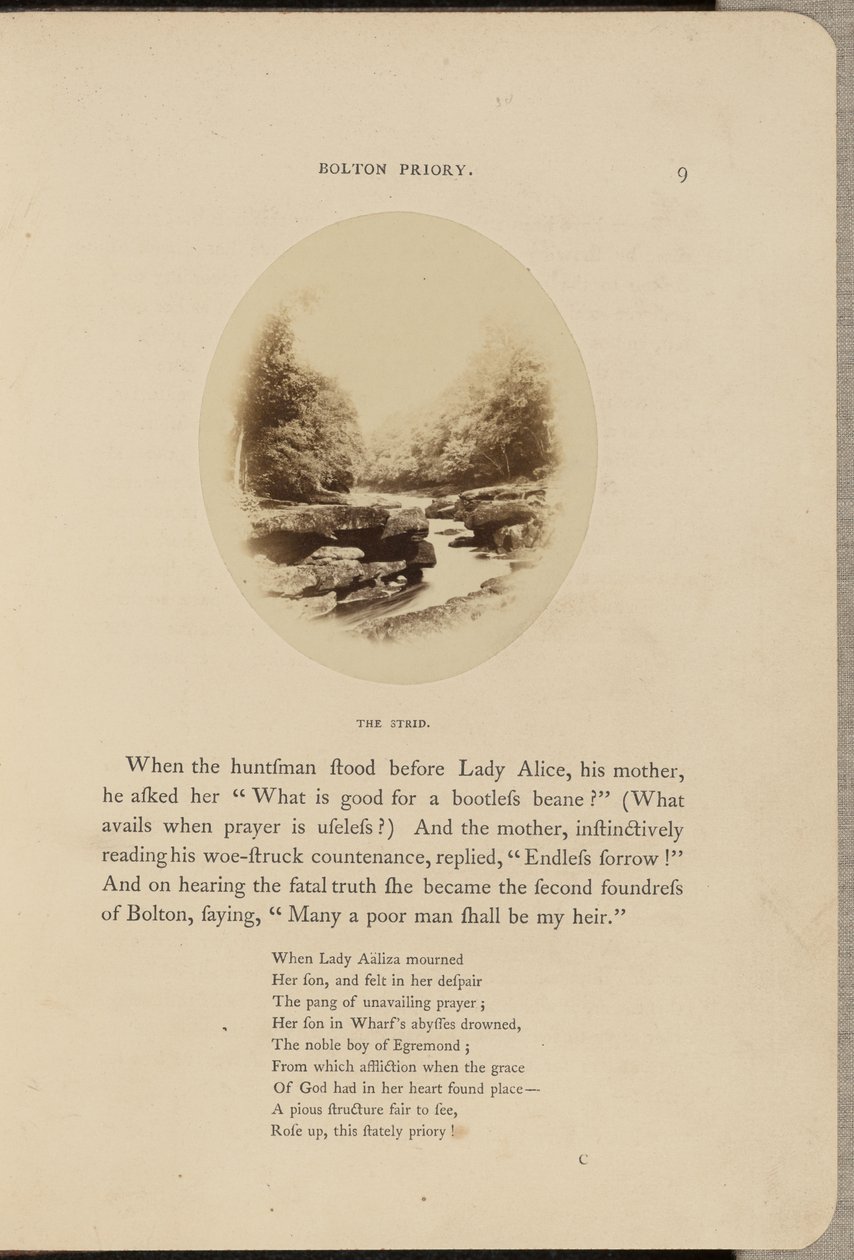 Bolton Priory; The Strid av W.R. Sedgfield
